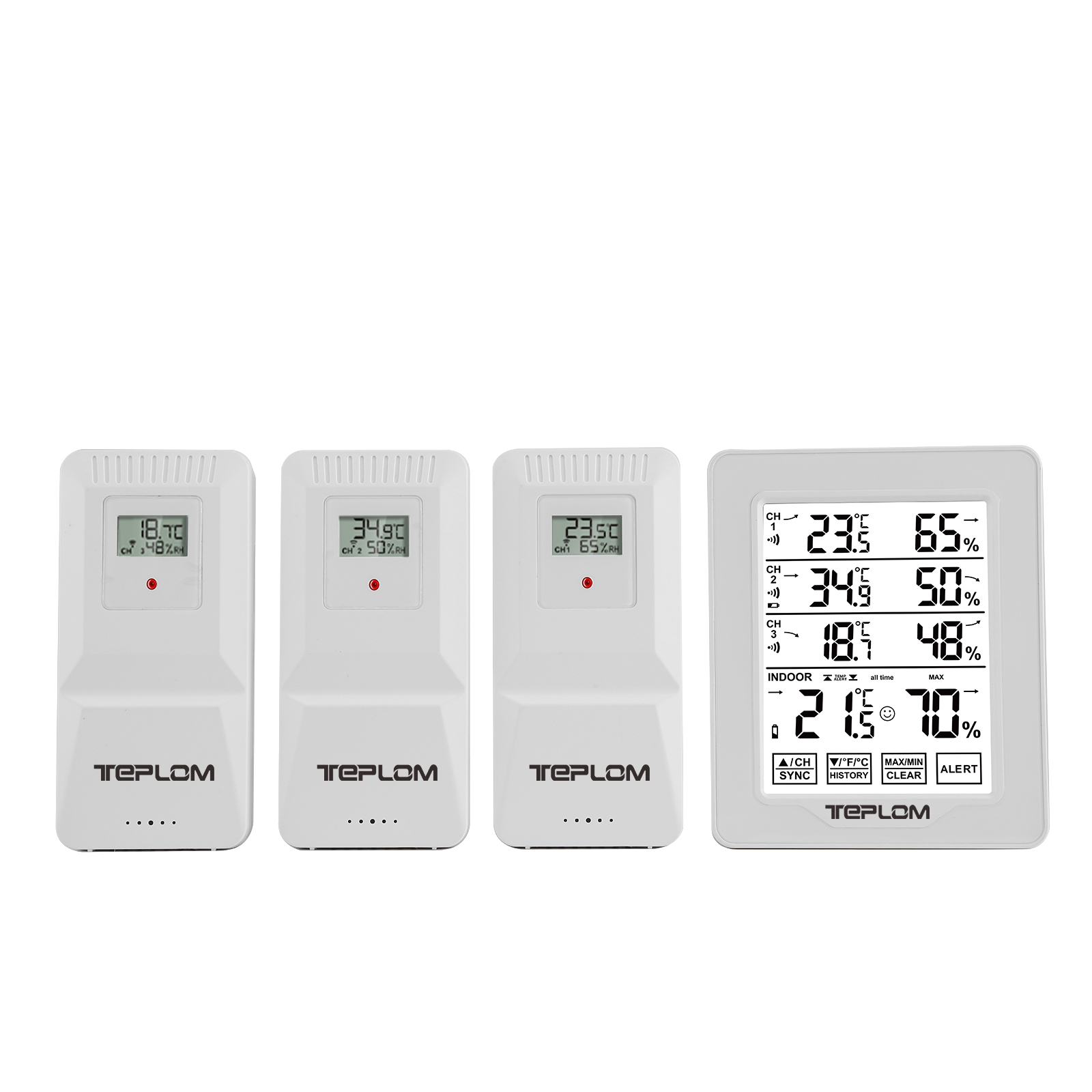 Digital Hygrometer Probe - 3-in-1 Kabelloses Digital-Thermometer und Hygrometer für