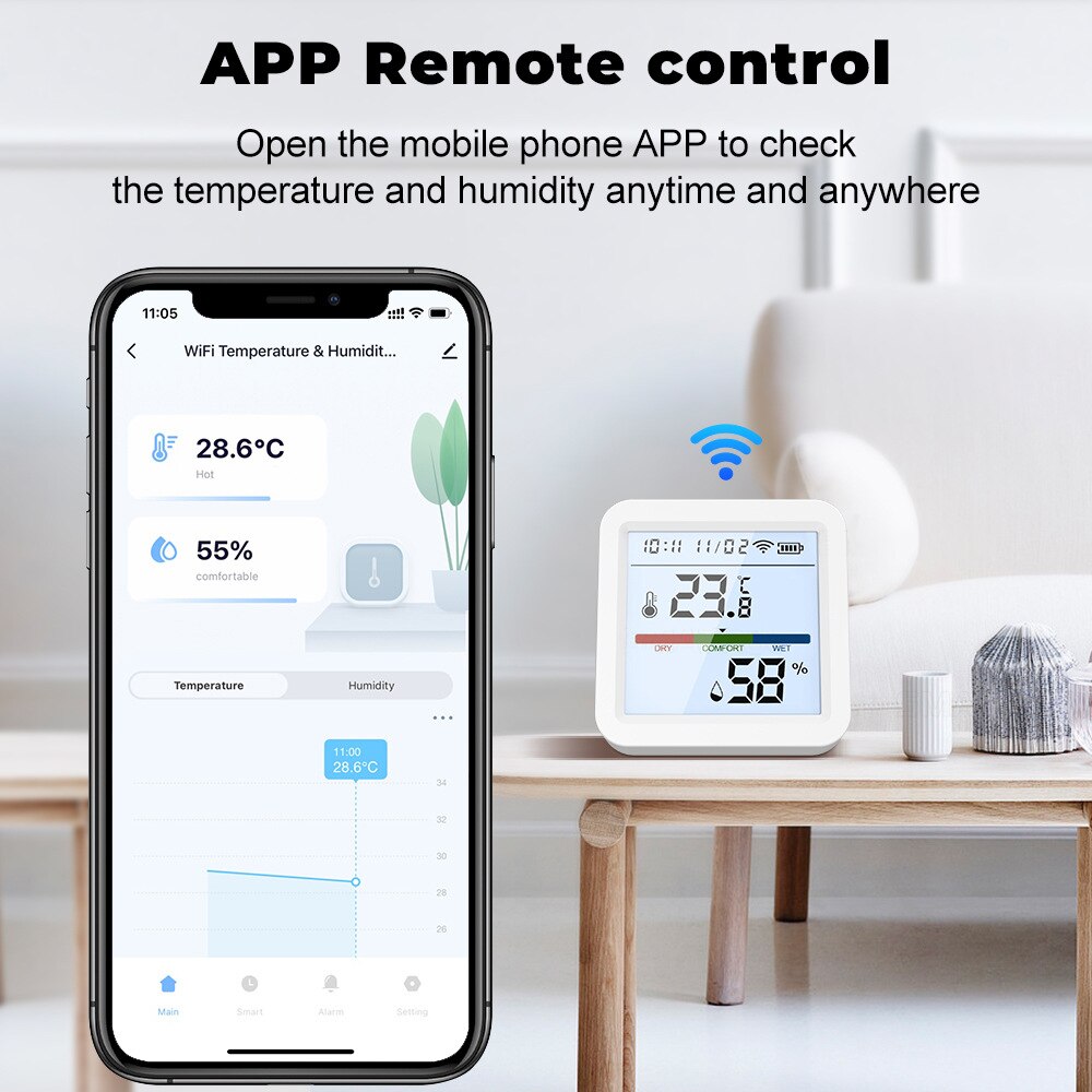 Tuya neue wifi temperatur feuc – Digital Hygrometer Probe Bewertung und Preis